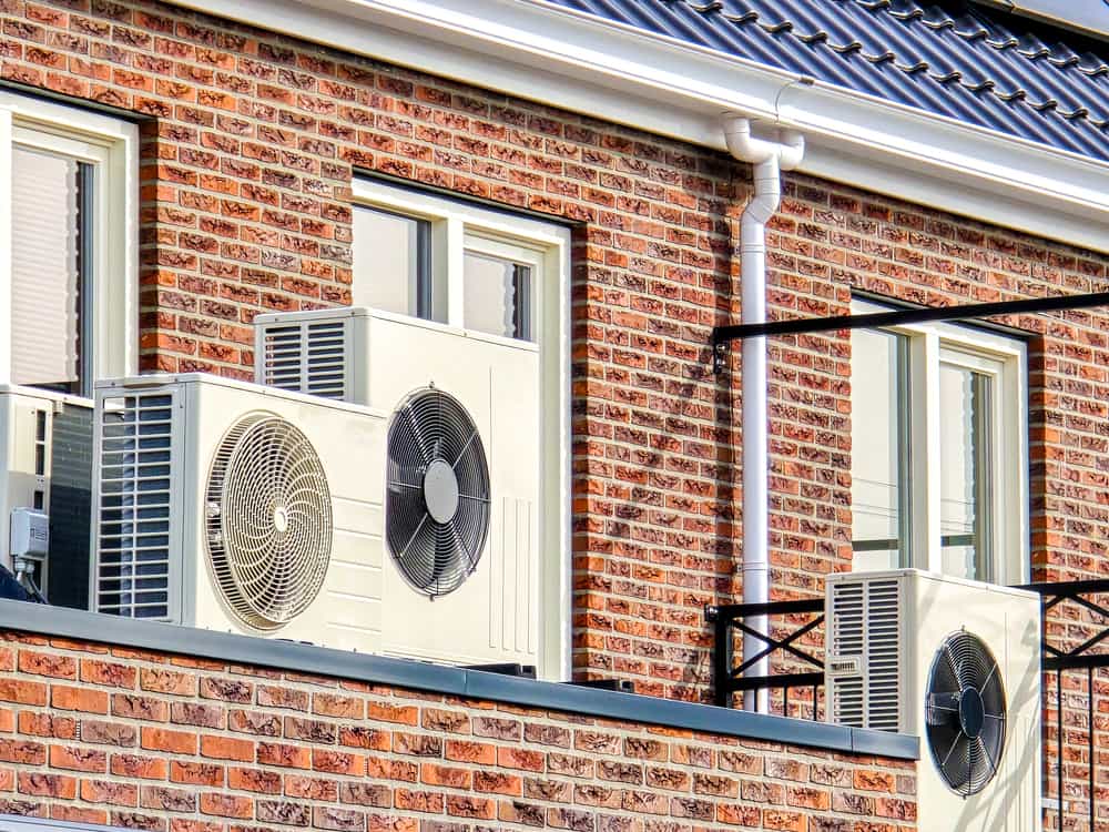 Air Source Heat Pump Unit Installed