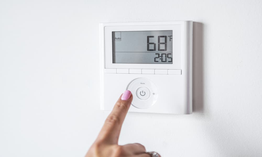 Thermostat Installation Finished by Technician