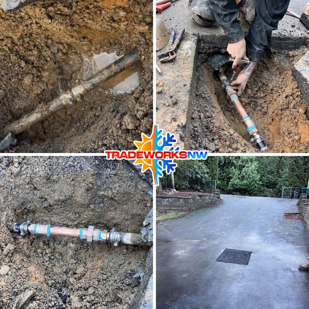 water line leak