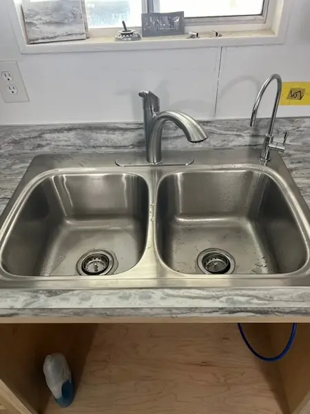 Image of a sink on a counter top